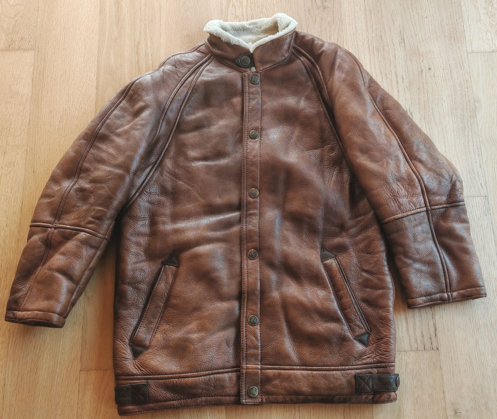 Giacche: Winter Herren Lederjacke mit Lammfell – Usato da Volketswil venduto da Breiti37 1