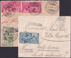 1900, 30 UPU-Briefe + Karten, Frankaturen, reichhaltig !