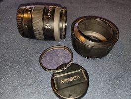 Minolta AF 28-80mm Zoom mit Filter, Blende & Deckel