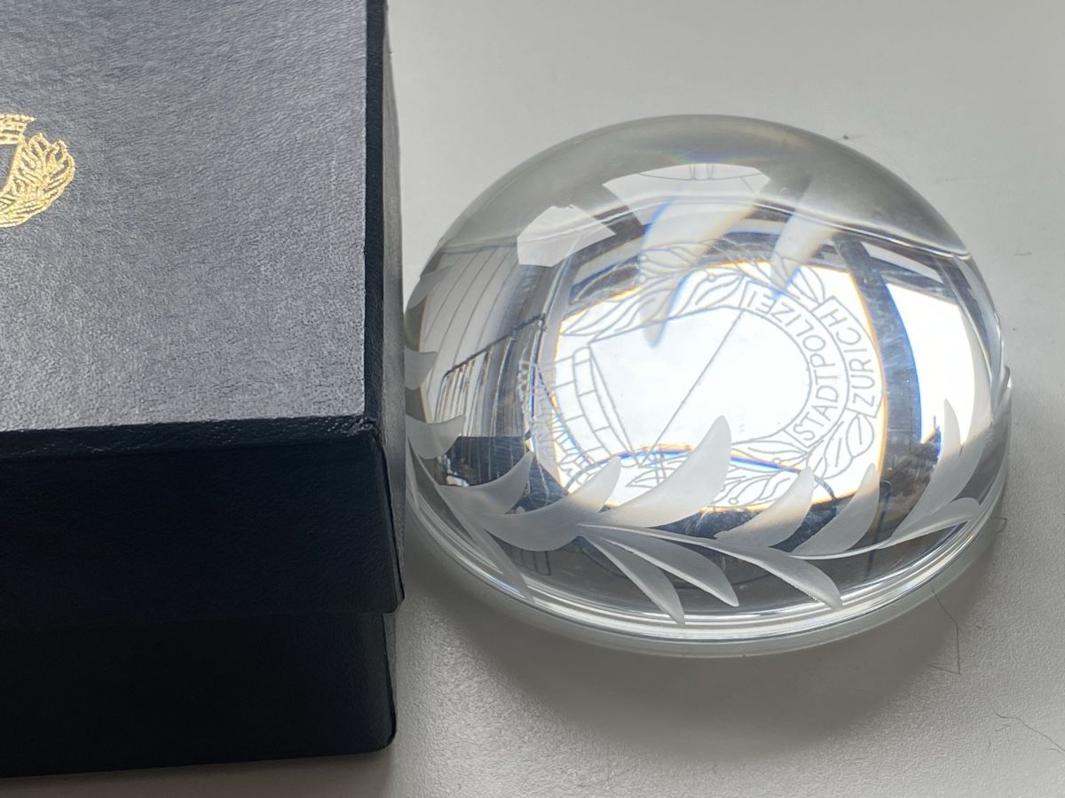 Bicchieri: Kristallhalbkugel Vergösserungsglas – Usato da Wiesendangen venduto da argon03 4