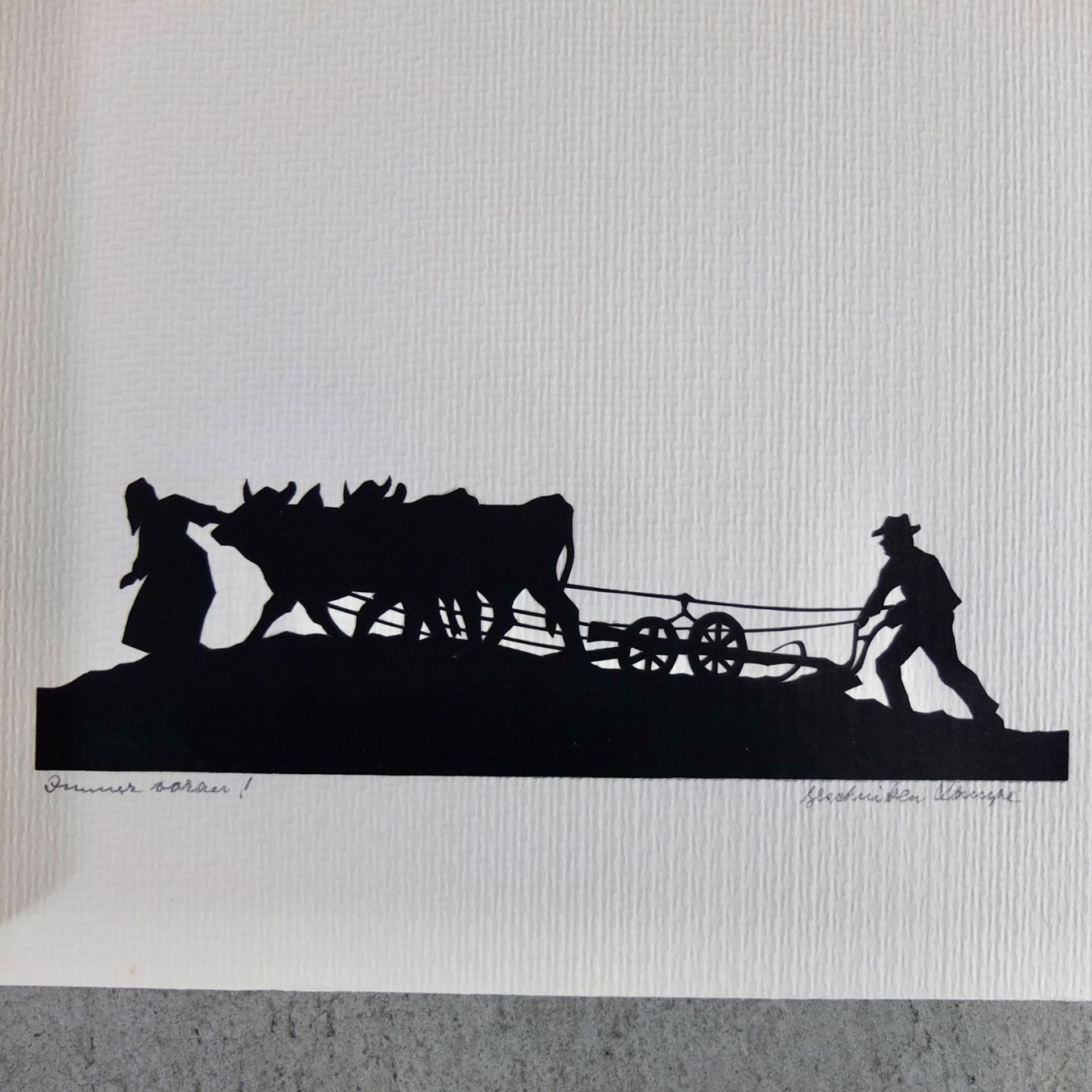 Grafiken & Lithographien: Sieben alte Scherenschnitte – Gebraucht aus Basel von Brocki-auf-dem-Wolf 4