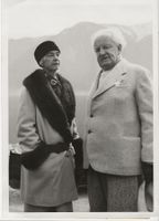 Lugano, Gerhart Hauptmann, dt. Dichter, Pressefoto