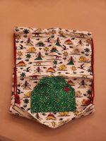 Dino Turnsack mit Fronttasche weiss/grün