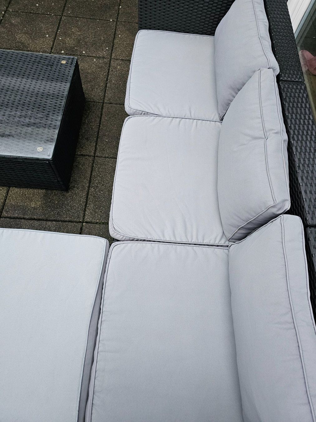 Gonser Sofas: Rattanlounge MALIBU schwarz/anthrazit – Gebraucht aus Moosseedorf von alpiwalk 4