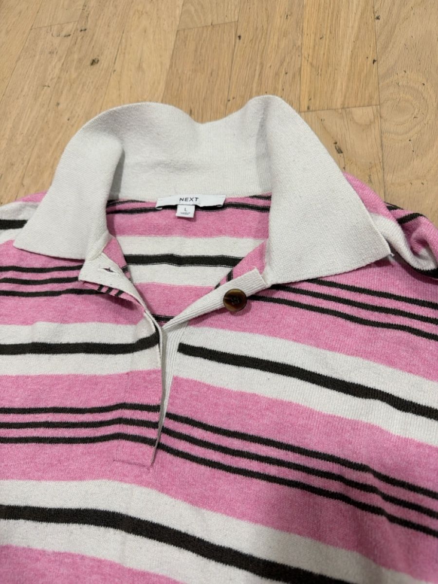 Next Maglioni & Felpe: NEXT Pullover mit Polokragen, gestreift, Gr. L – Usato da Effretikon venduto da MaisonNade 2