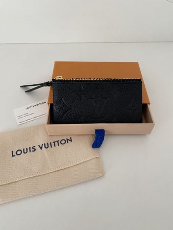 Louis Vuitton Key Pouch in black Empreinte Leather