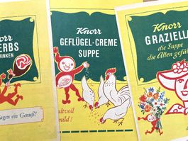 Knorr - 3 alte Werbungen / Anciennes publicités 1952/56