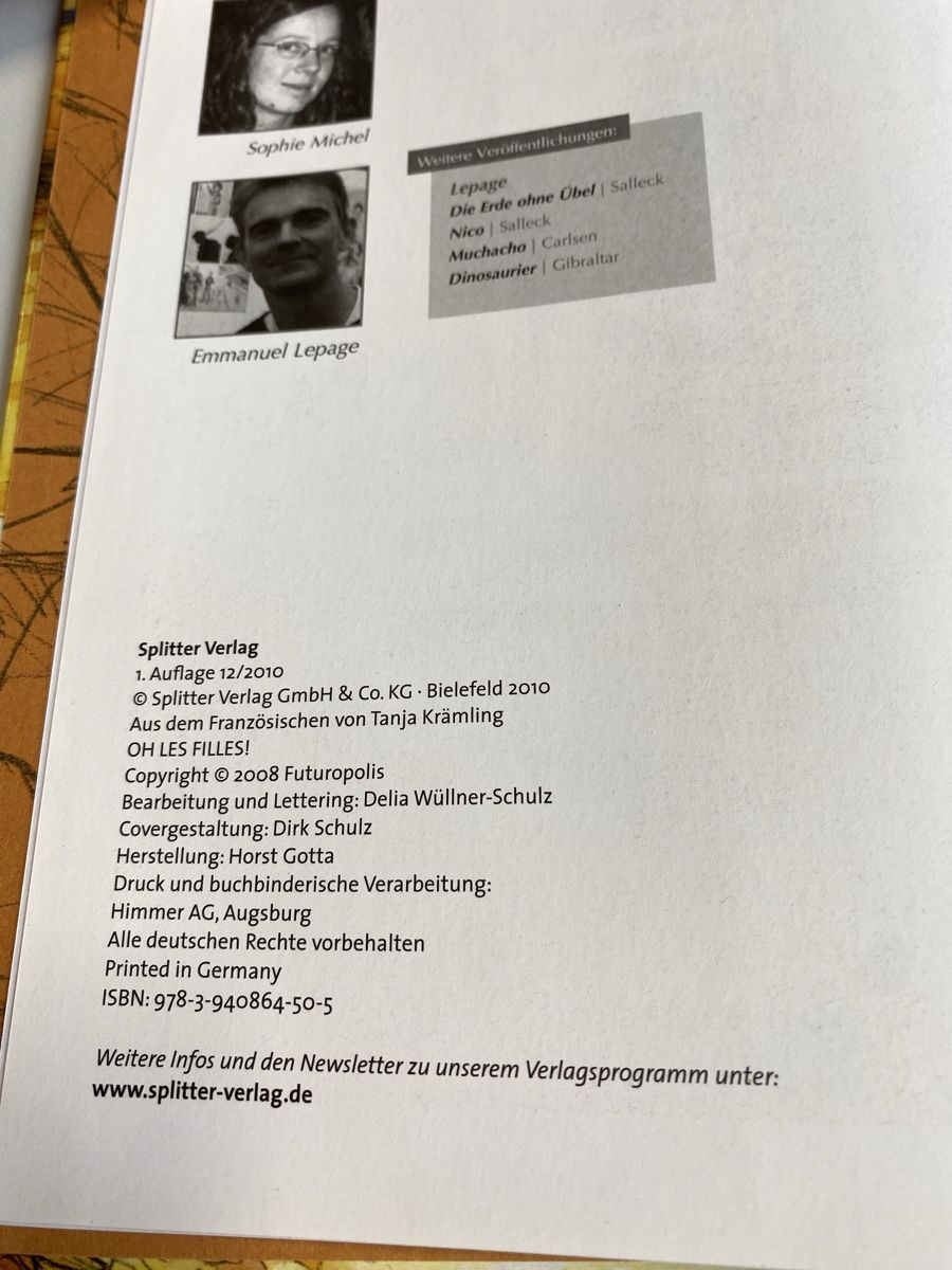 Comics: Oh, diese Mädchen, von Lepage, Deutsch – Gebraucht aus Jona von Mister_N0 2