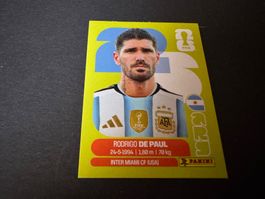 Panini FIFA WM 2026 Sticker Rodrigo De Paul Argentina ARG 10