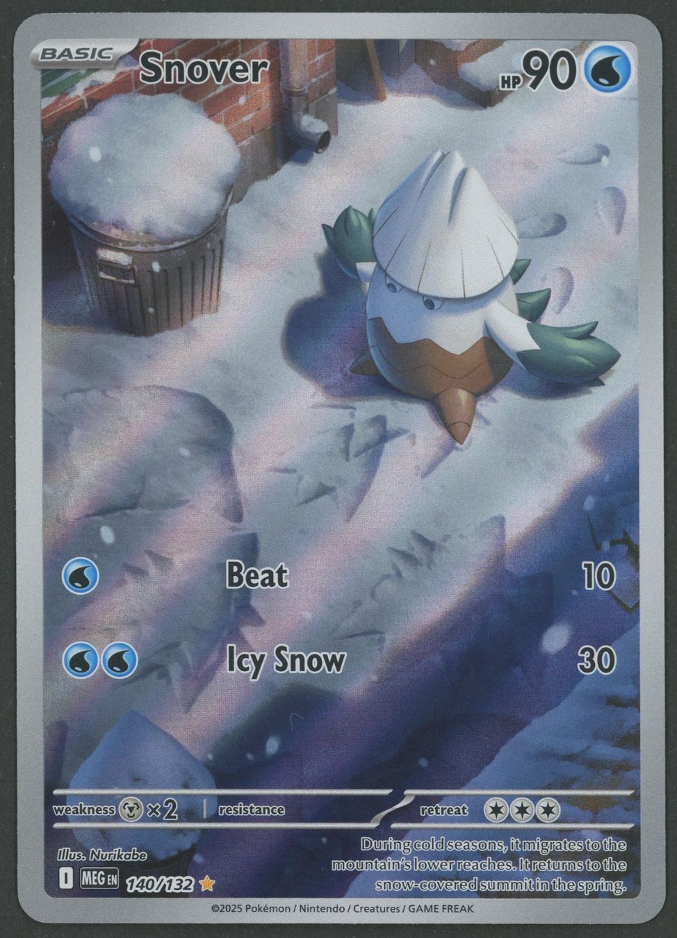 Pokémon Carte collezionabili: Snover IR 140/132 EN ab 1.- – Usato da Rupperswil venduto da gengarbasar