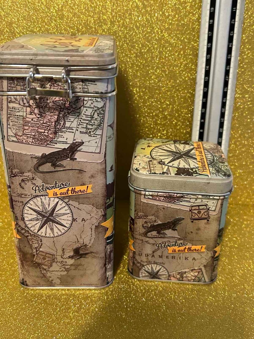 Tutte le decorazioni: Schöne Vintage Blechdose – Usato da Wil SG venduto da Nvik 2