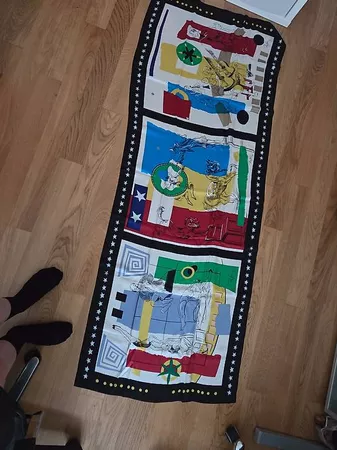 Original Rolf Knie Seidentuch / Foulard, inkl. Schachtel
