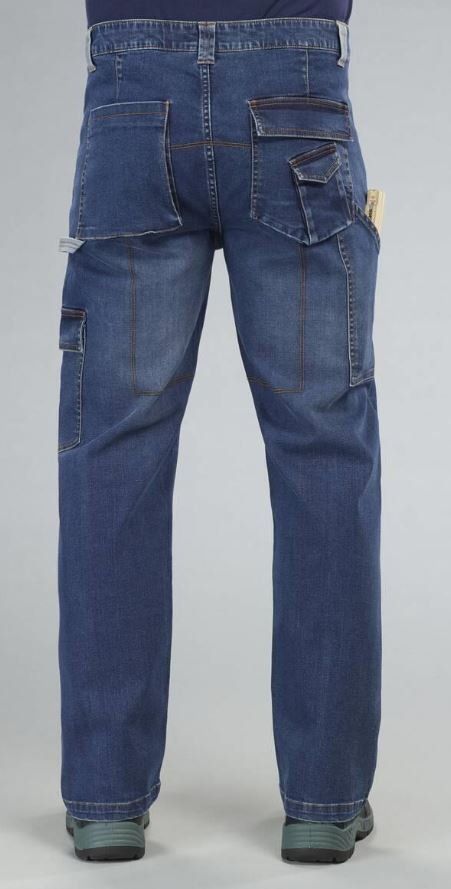 Pantaloni: Ultrastarke Arbeits-Workerjeans, Farbe bluestone, Gr.60 – Nuovo e nell'imballaggio originale da Koppigen venduto da Werkzeugladen 2