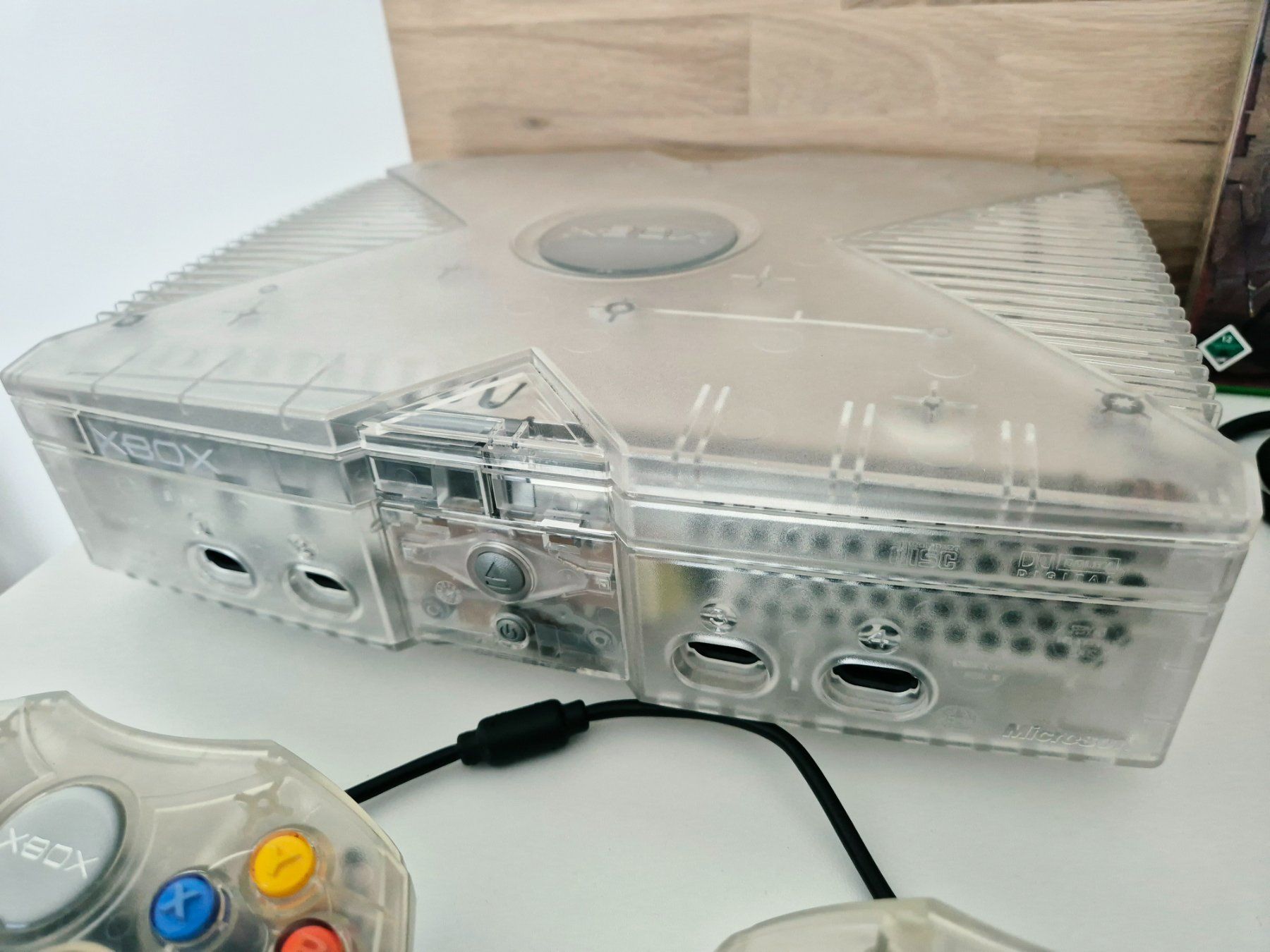 Microsoft Console: Xbox Translucent Weiss "Crystal" Edition Konsole - Selten – Usato da Bassersdorf venduto da retrolab 2