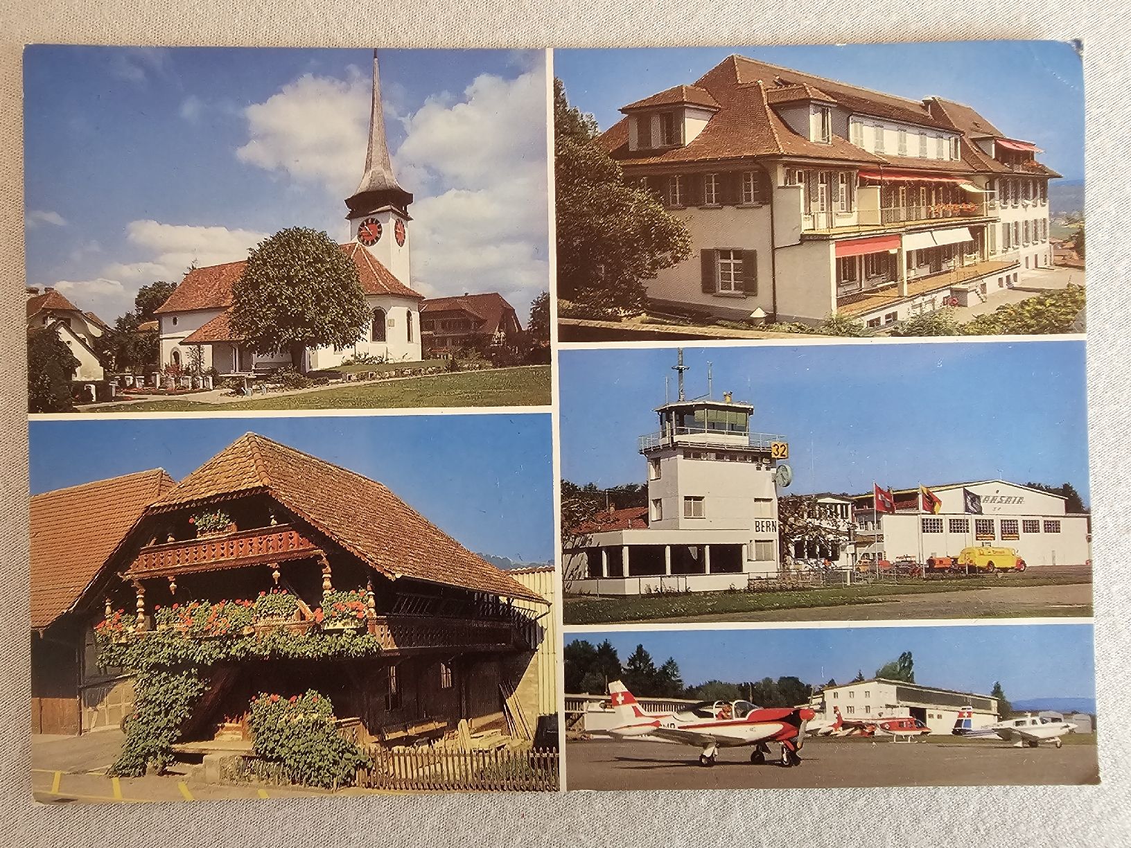 Ansichtskarten: Ansichtskarte Schweiz Belp Bern 1978 – Gebraucht aus Bütschwil von Taranabo