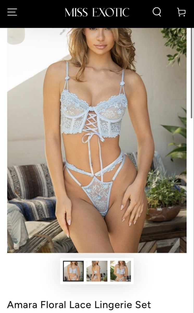 Altra biancheria intima: Lingerie Set Blau – Nuovo (secondo la descrizione) da Bern venduto da Me_Co