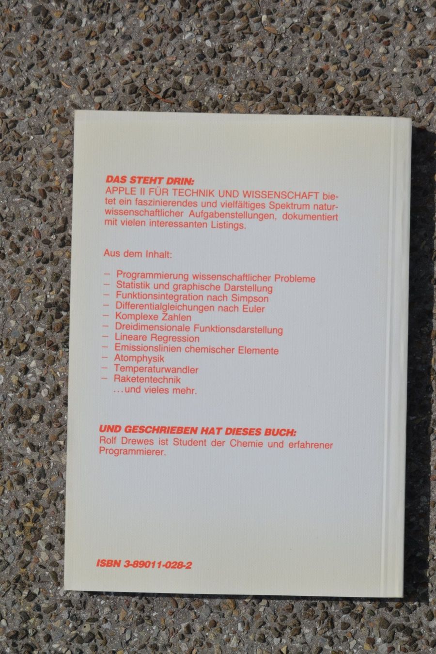 Libri: APPLE II   Technik & Wissenschaft – Nuovo e nell'imballaggio originale da Wil SG venduto da fanofrio 1