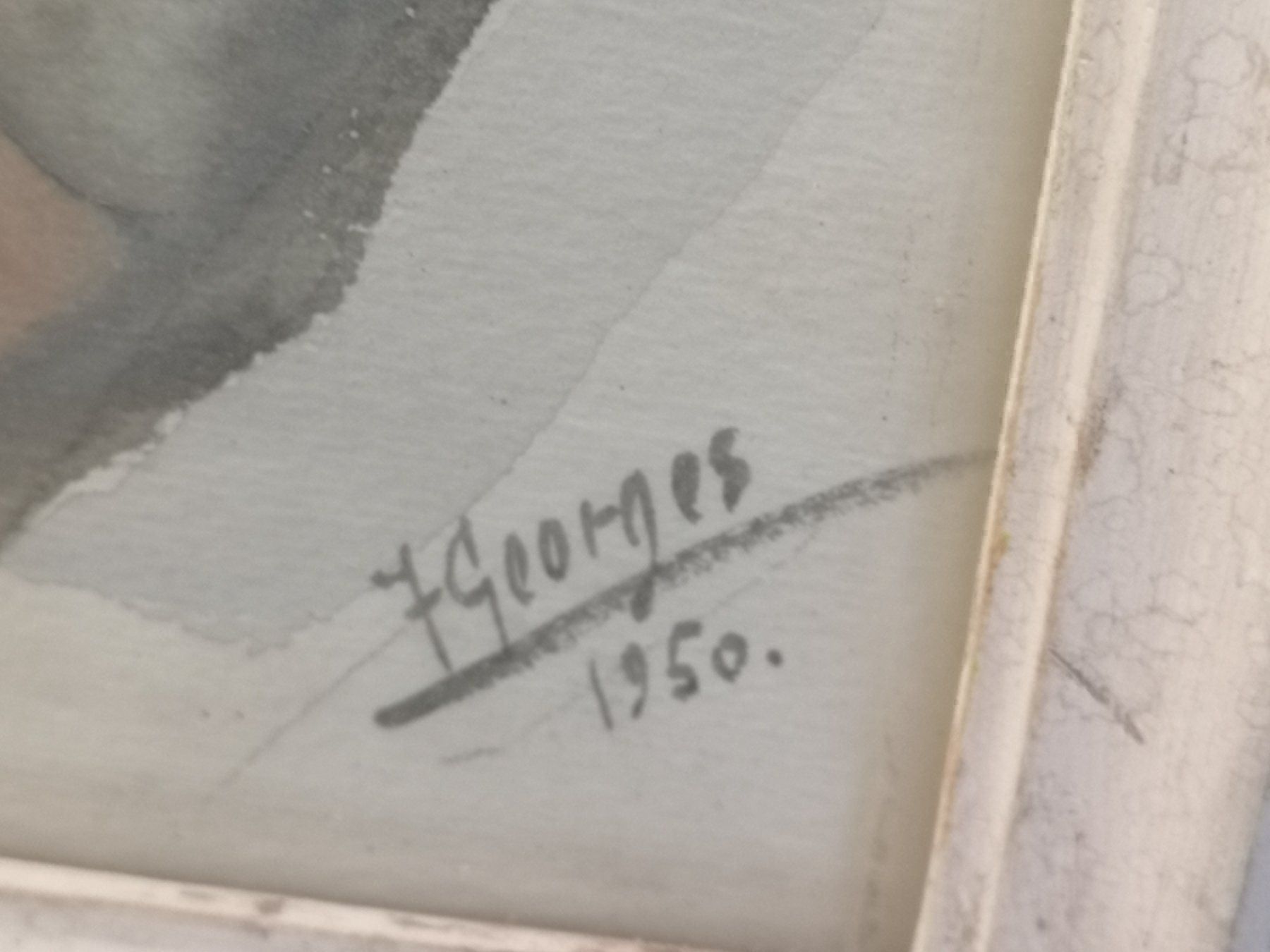 Gemälde: Paysage en neige SIGNÉ et DATÉ 1950 – Gebraucht aus Genève von Qanil77 2