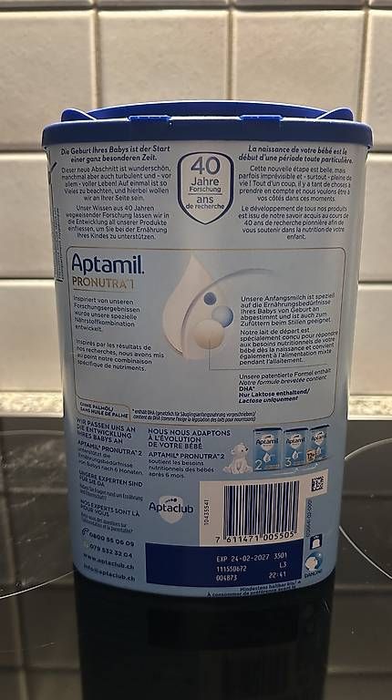 Cibi & Specialità: 1 Packung Aptamil 1 – Nuovo e nell'imballaggio originale da Lyss venduto da fraenzi92 1