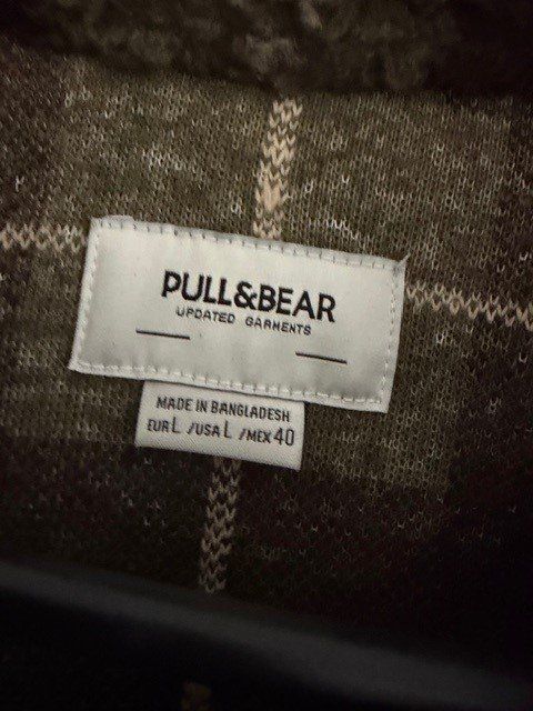 Pull&Bear Giacche: Pull&Bear Teddy Jacke Holzfäller Style Gr.L – Usato da Bern venduto da howi72 1