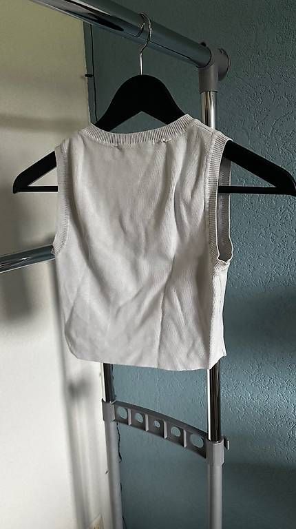 Tops: Top Zara blanc simple – Gebraucht aus Châtel-St-Denis von leacherre 1