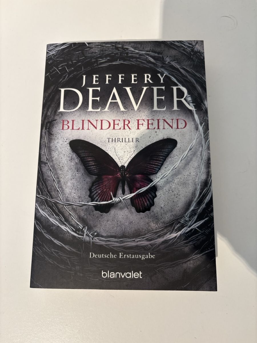 Libri: Jeffery Deaver - Blinder Feind, neuwertig – Nuovo (secondo la descrizione) da Adliswil venduto da ninotschka7