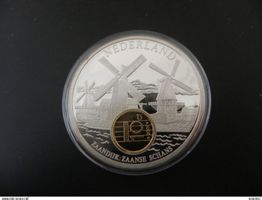 Medaille Netherlands 10 Cents 2001 - Zaandijk Zaanse Schans