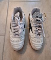 Reebok Hallenschuhe, weiss, Logo schwarz, Gr 37 gebraucht