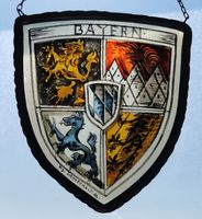 Wappenscheibe BAYERN