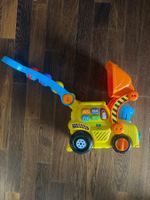 Bagger Spielzeug für Kinder, mit Ballwurf, gelb
