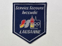 Acien écusson du SSI Lausanne, pompiers volontaires