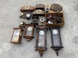 Lot d’anciennes horloges 
