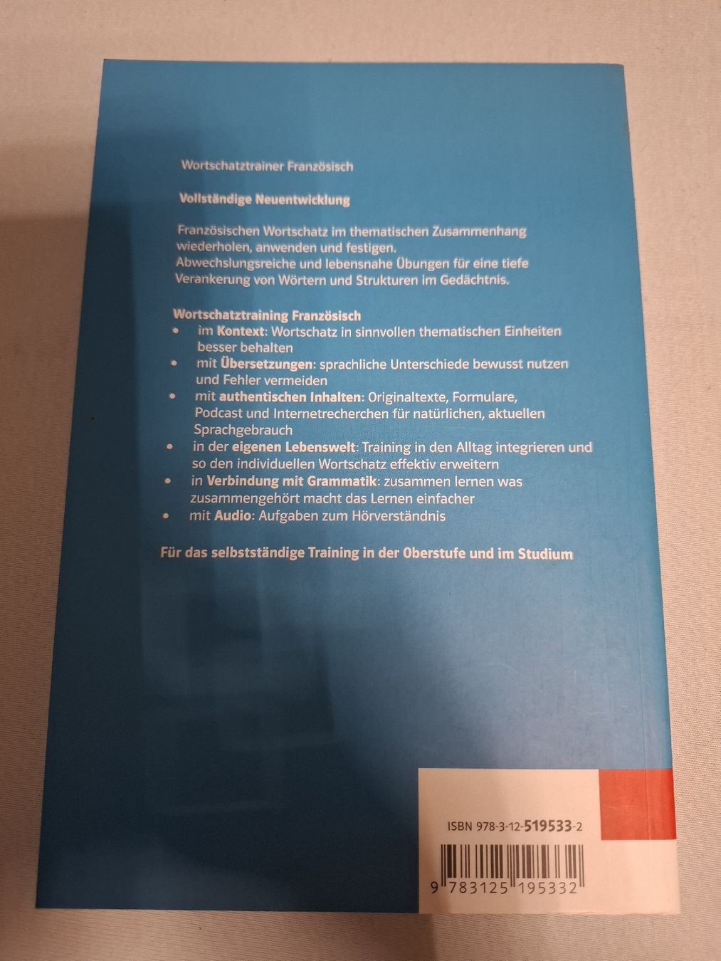 Libri: Wortschatztrainer Französisch. Klett – Usato da Urtenen-Schönbühl venduto da nerdgirl 1