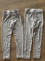 2x H&M thermohose Grösse 140 100% Merinowolle beige