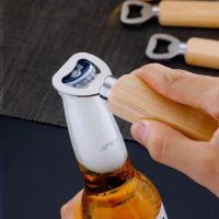 Flaschenöffner mit Holzgriff / Bier - Öffner (fabrikneu)