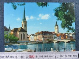 ZÜRICH FRAUMÜNSTER ZUNFTHAUS Z.MEISE UND ST.PETER AK ZH