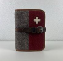 Schweizer Armee Wolldecke Schreibblock-Hülle - Karlen Swiss