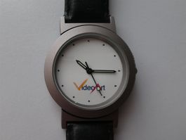 Armbanduhr Videoart Quarz Lederband WMC