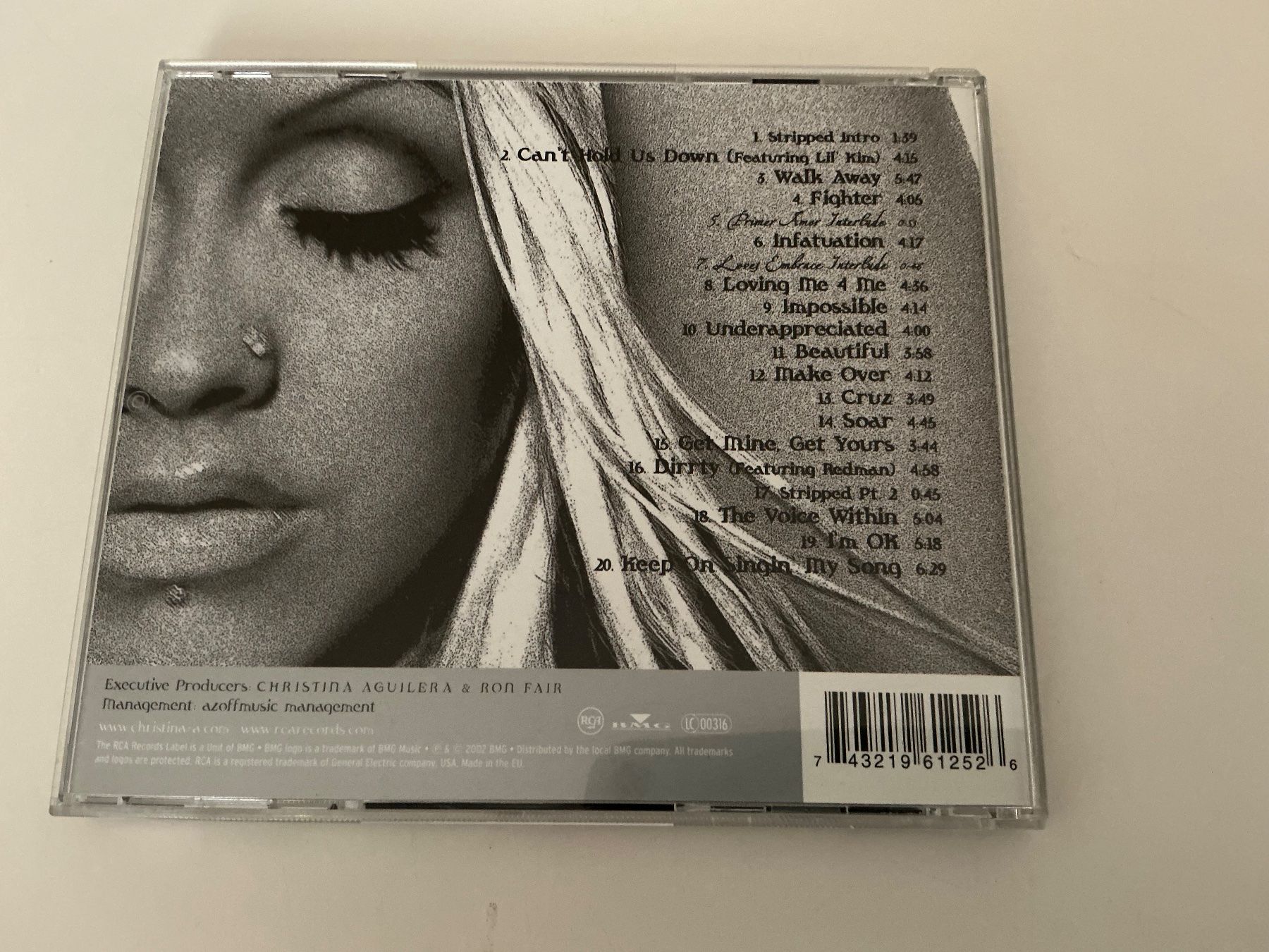 CD: Christina Aguilera / stripped / 2002 – Usato da Dübendorf venduto da Shreck 1