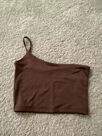 Bershka One-Shoulder Top braun Grösse XS guter Zustand
