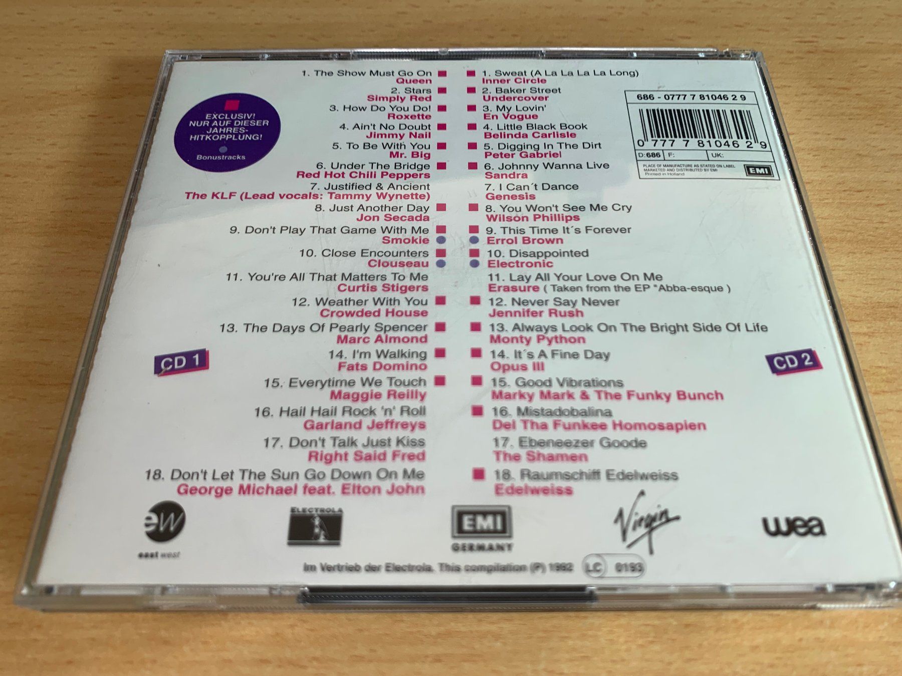 CDs: Various – Best Of 92 - 2 CD – Gebraucht aus Rikon im Tösstal von Alpenmutz 1