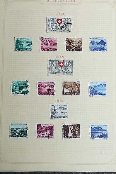 Tutti i francobolli: Pro Patria Sammlung ab 1938-60 – Usato da Bleienbach venduto da Mineral_Antik57 4