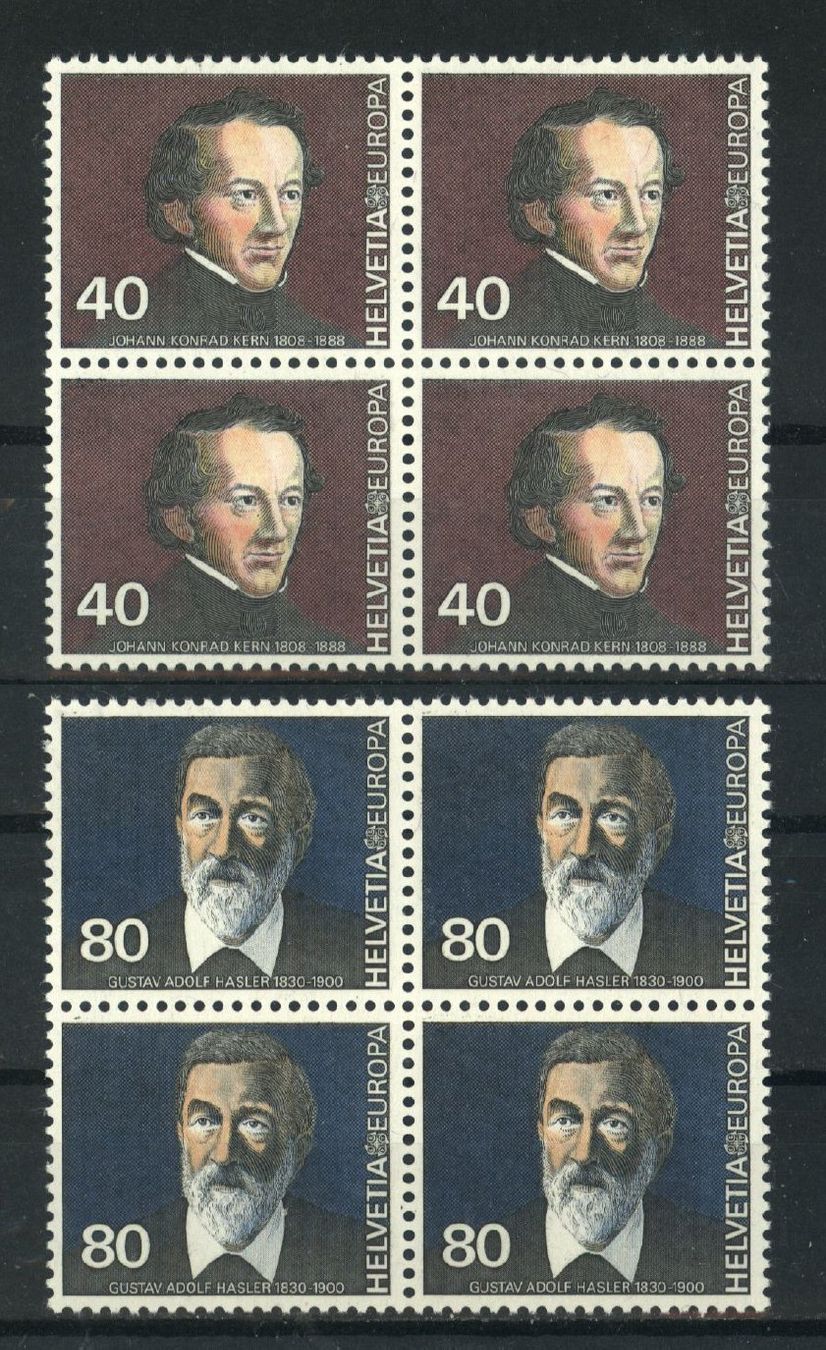 Tutti i francobolli: 1980, Europa, Viererblöcke ** – Nuovo (secondo la descrizione) da Willisau venduto da Vollstempel