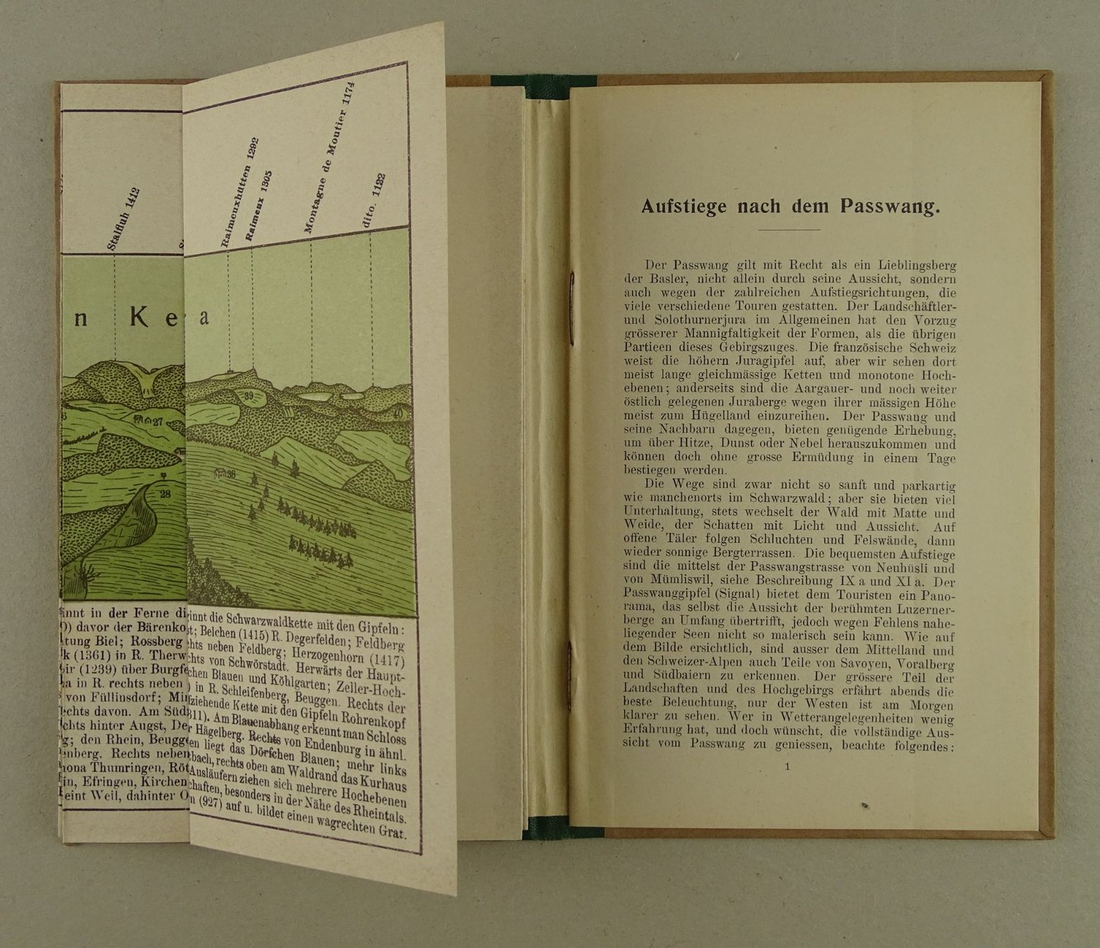 Incisioni: PANORAMA VOM PASSWANG 1906 – Usato da Grüningen venduto da Kartensammler 6