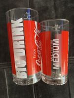 Lot de 2 verres Coca-Cola vintage, parfait pour l'été!