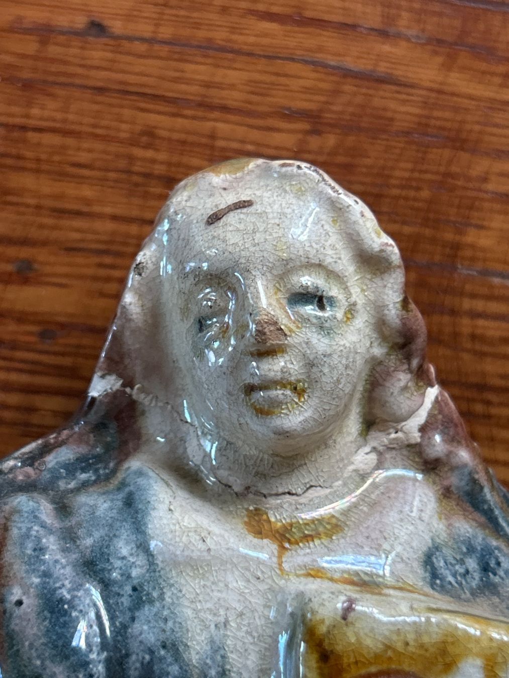 Statuette: Statuette Heilige Anna 18. Jh. Keramik – Usato da Riedholz venduto da Frettchen63 6