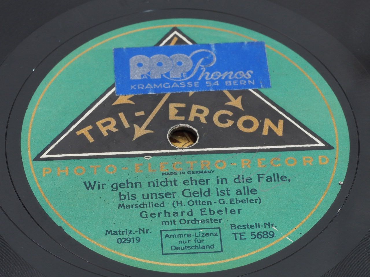 Schallplatten: DISQUES 78 TOURS – Gebraucht aus Lausanne von Leag 1