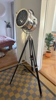 Lampe Trépied Style Projecteur Industriel - État Neuf!