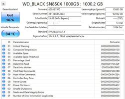 SSD NVMe WDBlack SN850X 1TB