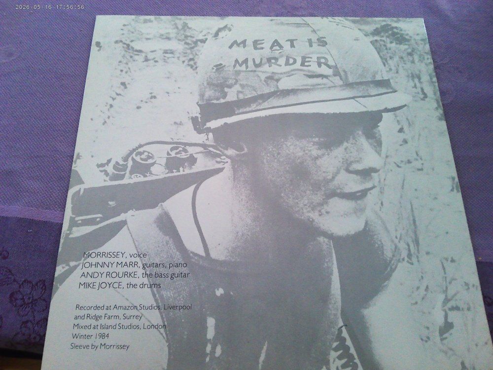 Dischi in vinile: The Smiths - Meat Is Murder LP, Original Pressung – Usato da Volketswil venduto da nemo2000 5